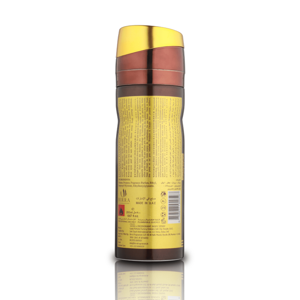 Oud Arabica Deo-Premium Deodorants